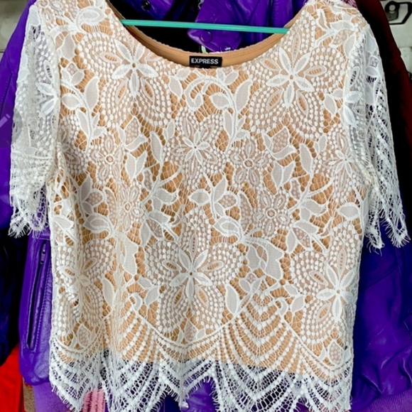Express Lace top - Picture 1 of 2